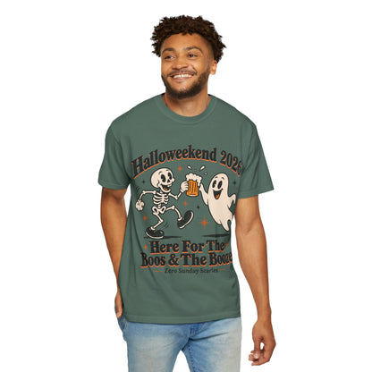 Halloweekend 2026 Boos & Booze Comfort Colors Tee