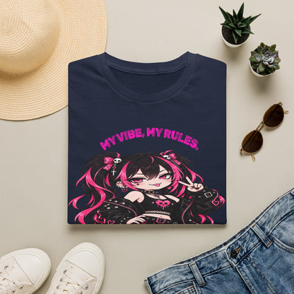 My Vibe, My Rules Anime Chibi Graphic Tee