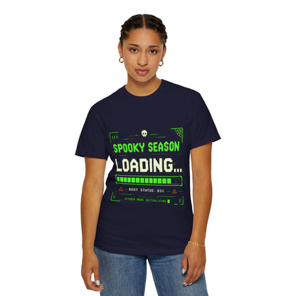 Spooky Season Loading Gamer Halloween Comfort Colors Tee