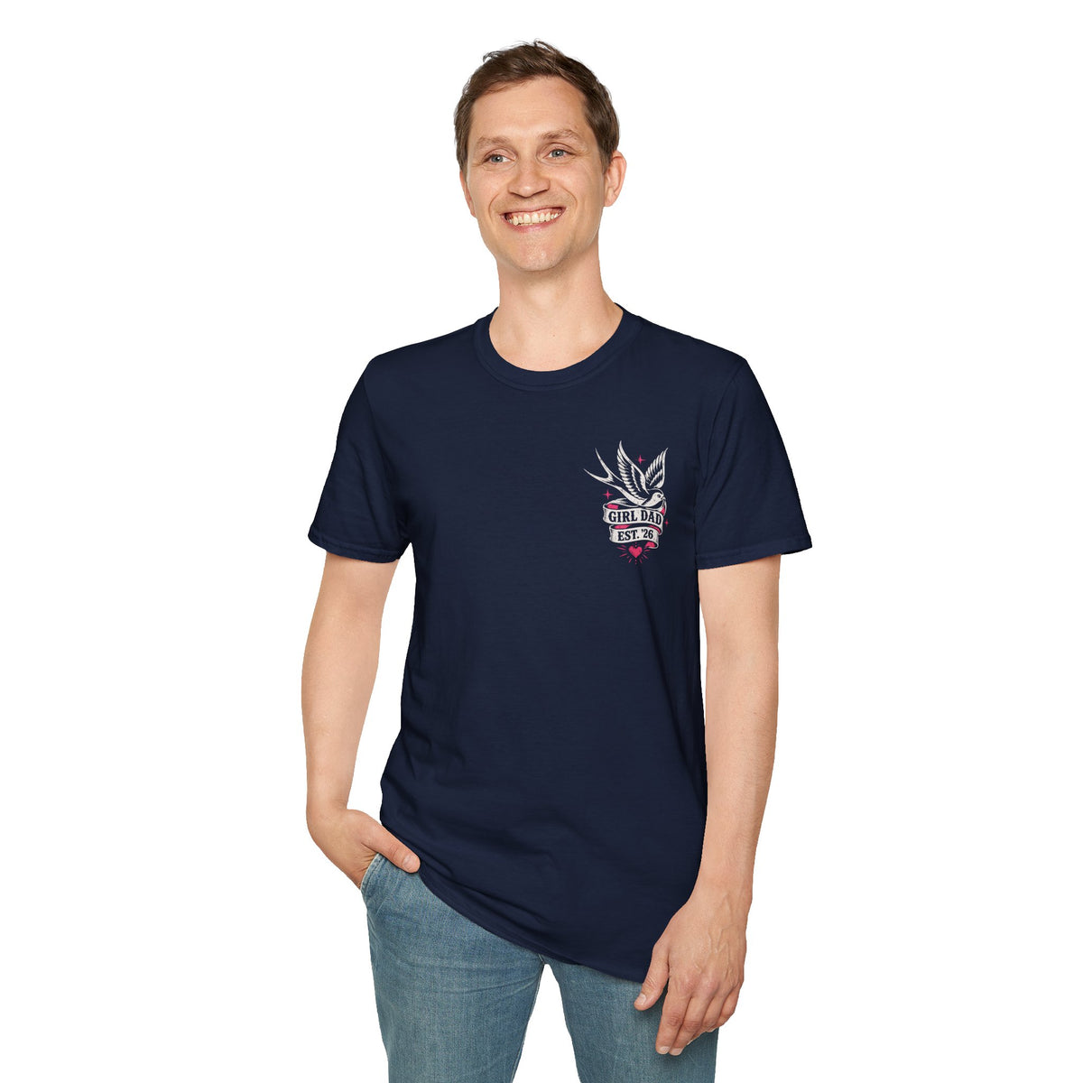 Raising Rebels Girl Dad Biker Graphic Tee