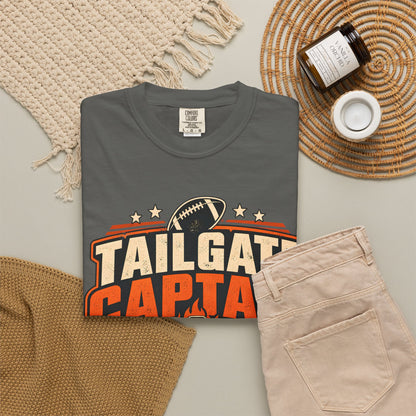 Tailgate Captain Football Game Day Comfort Colors T-Shirt