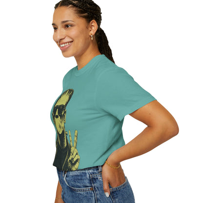 Frankenstein Bubblegum Peace Sign Comfort Colors T-Shirt