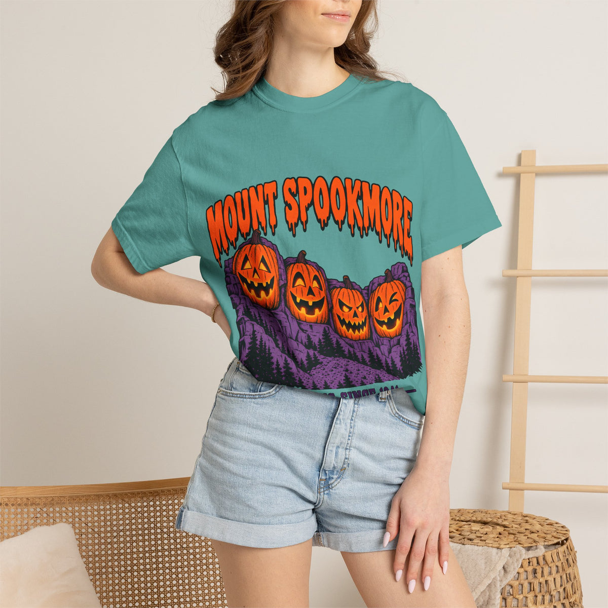 Mount Spookmore Halloween Comfort Colors T-Shirt