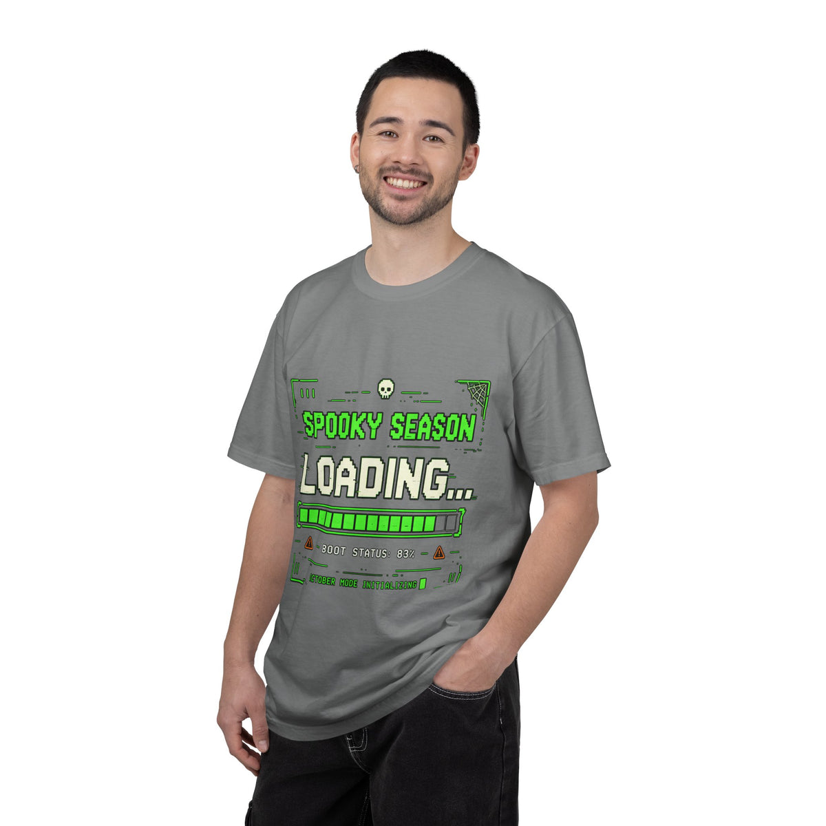 Spooky Season Loading Gamer Halloween Comfort Colors Tee