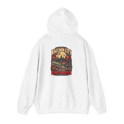 Welcome to Raccoon City Halloween 2026 Gildan 18500 Hoodie