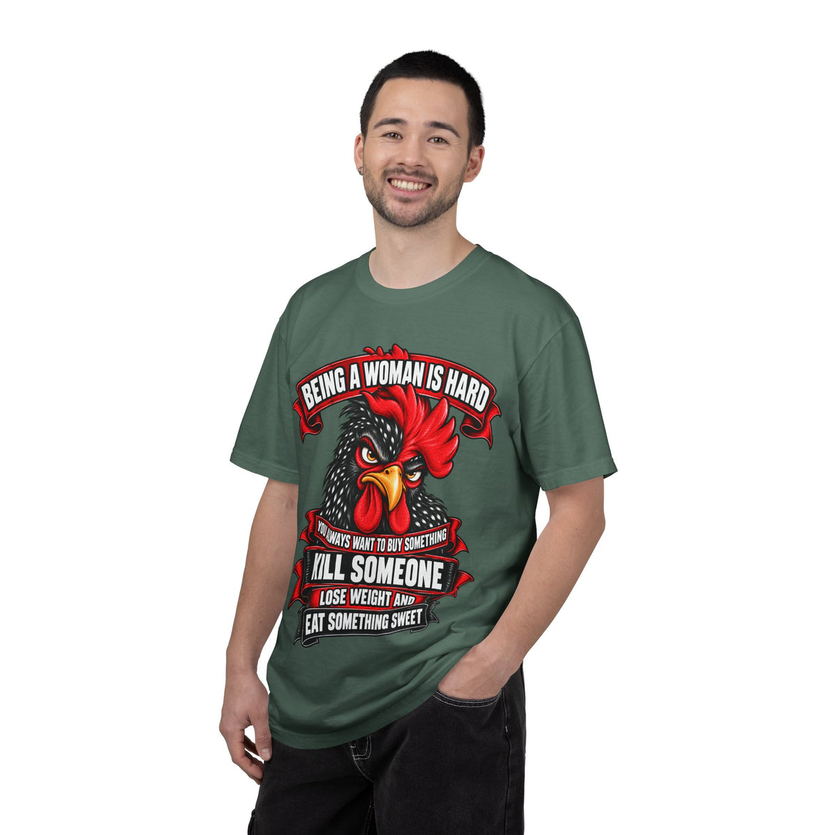 Being a Woman Is Hard Funny Comfort Colors T-Shirt