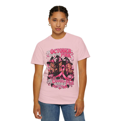 In October We Wear Pink My Coven Fights in Pink Tee
