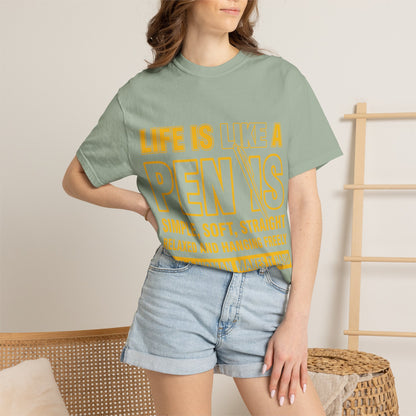 Life Is Like a Penis Adult Humor Comfort Colors T-Shirt