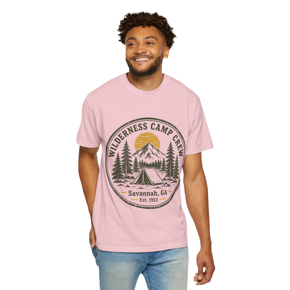 Wilderness Camp Crew Savannah GA Comfort Colors Tee