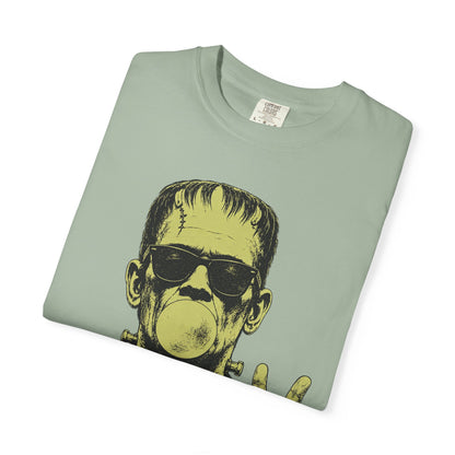 Frankenstein Bubblegum Peace Sign Comfort Colors T-Shirt