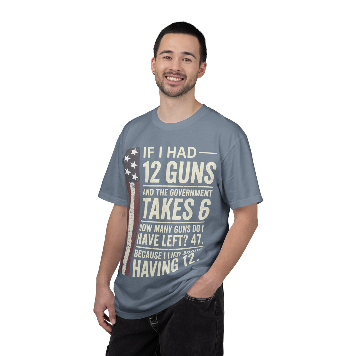 If I Had 12 Guns Funny Gun Math Comfort Colors T-Shirt