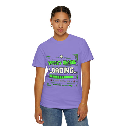Spooky Season Loading Gamer Halloween Comfort Colors Tee