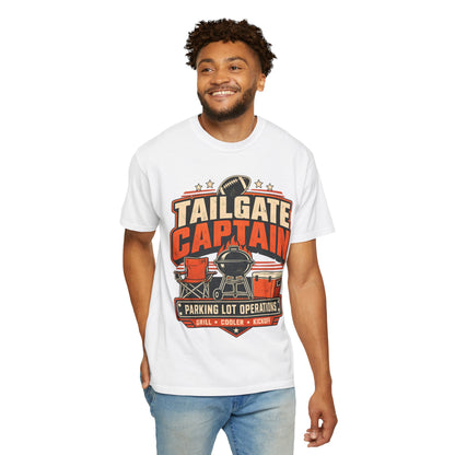 Tailgate Captain Football Game Day Comfort Colors T-Shirt