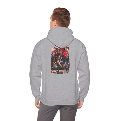 Raccoon City After Midnight Halloween Gildan 18500 Hoodie
