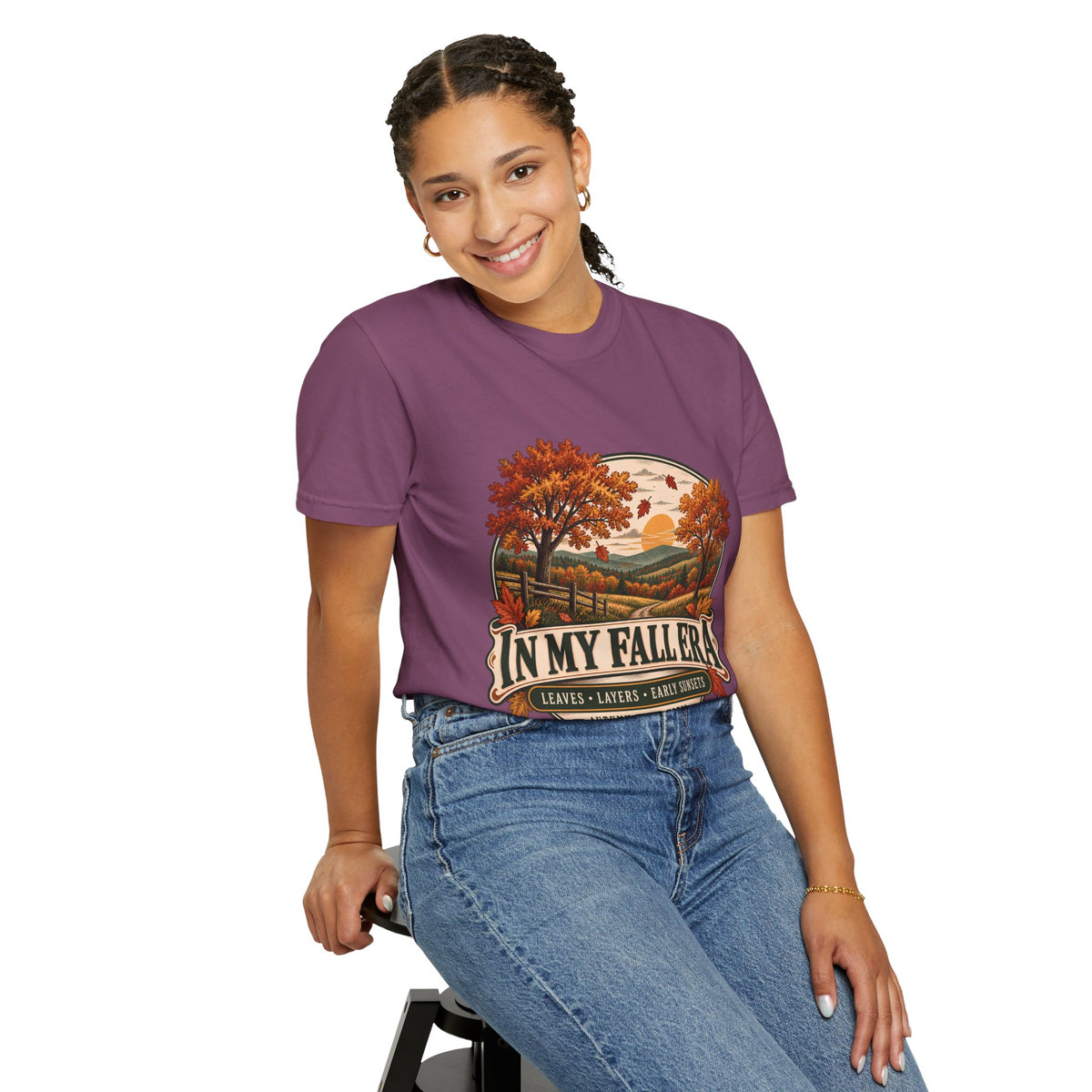 In My Fall Era Autumn Comfort Colors Graphic T-Shirt
