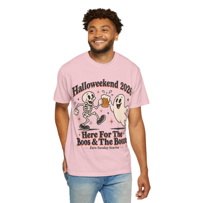 Halloweekend 2026 Boos & Booze Comfort Colors Tee