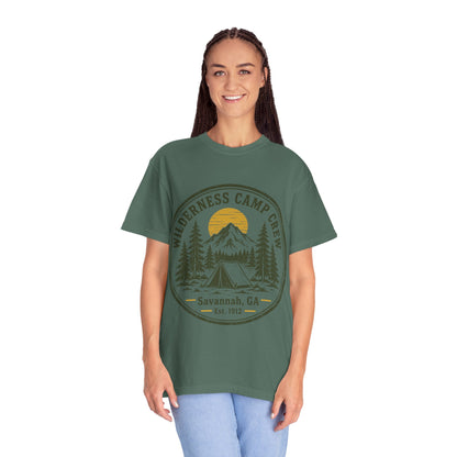 Wilderness Camp Crew Savannah GA Comfort Colors Tee