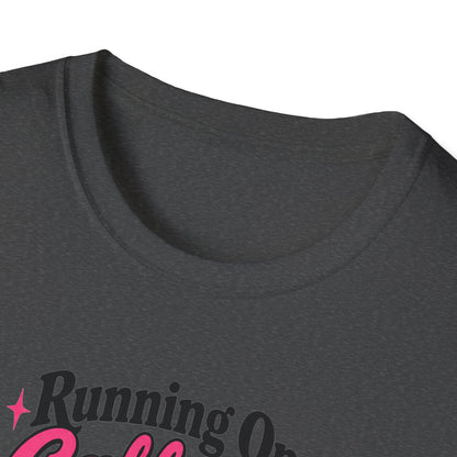 Running On Caffeine & Spooky Vibes Halloween Coffee Shirt – Gildan Softstyle 64000