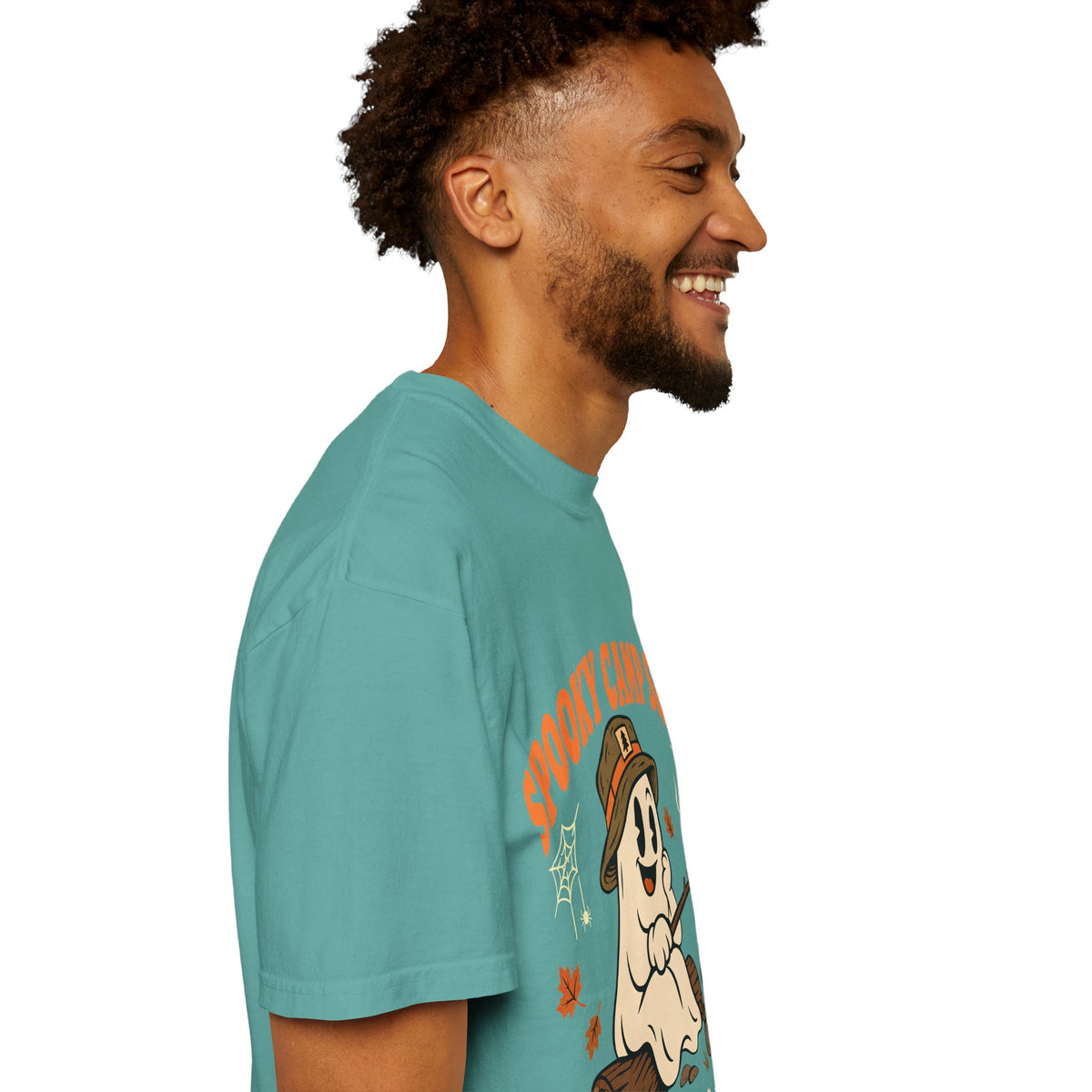 Spooky Camp Squad Campfires & Cobwebs Comfort Colors Tee