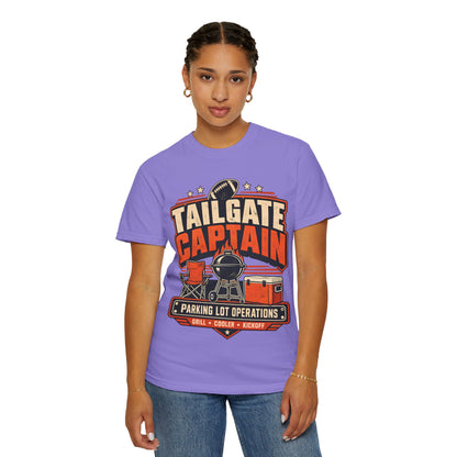Tailgate Captain Football Game Day Comfort Colors T-Shirt