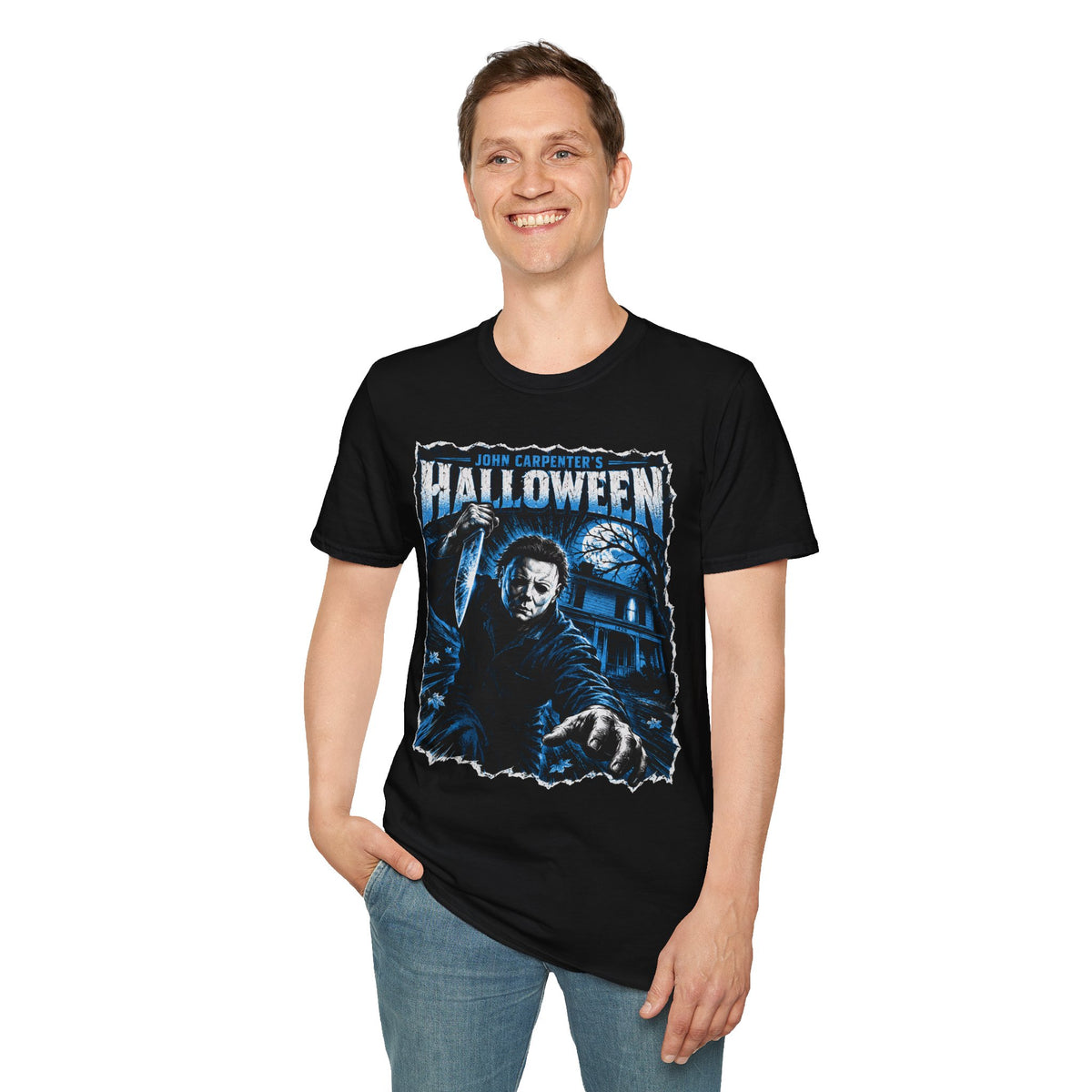 John Carpenter's Halloween Comic Book Style Shirt