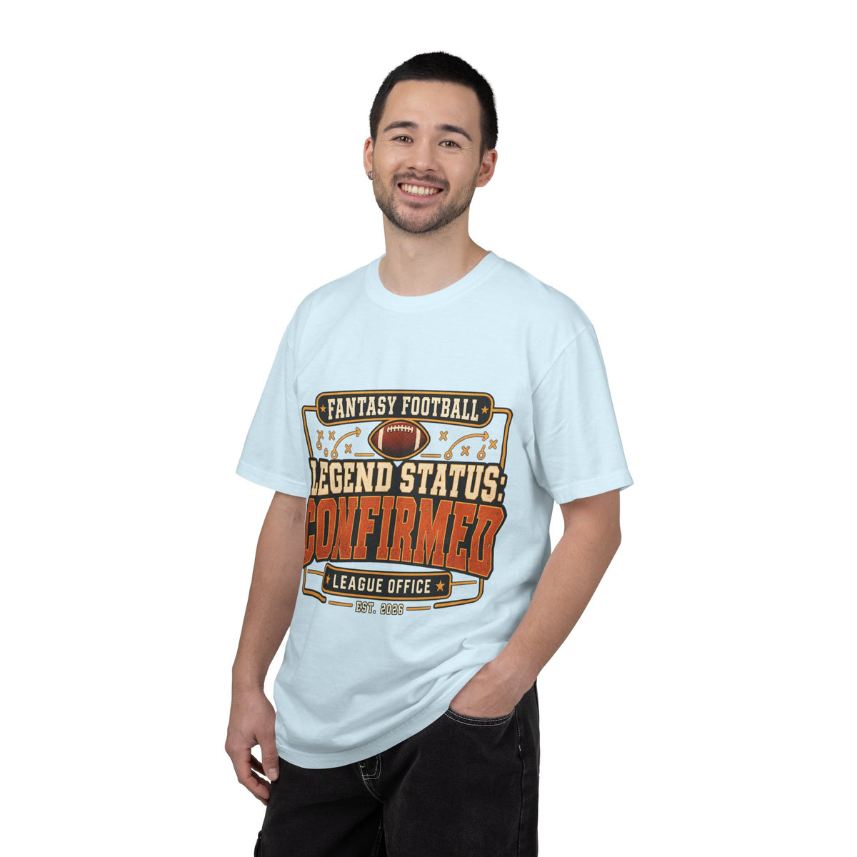 Fantasy Football Legend Status Confirmed Comfort Colors Tee
