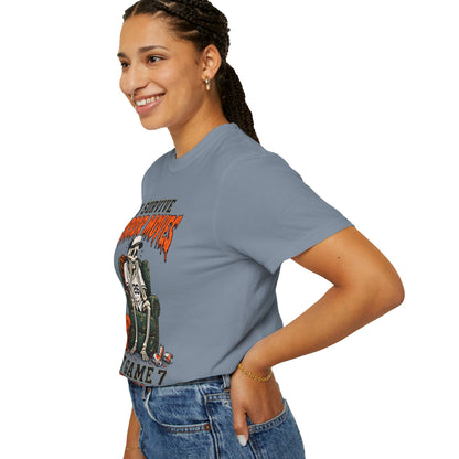 Horror Movies Game 7 Baseball Comfort Colors T-Shirt