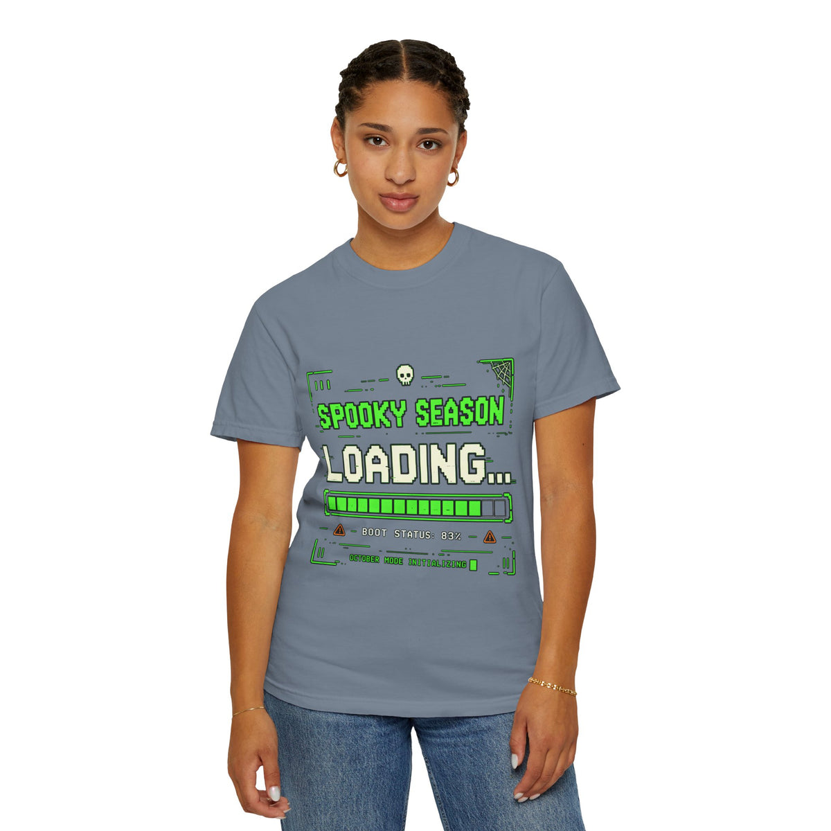Spooky Season Loading Gamer Halloween Comfort Colors Tee