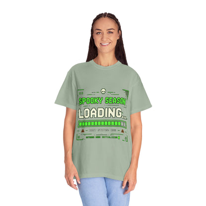 Spooky Season Loading Gamer Halloween Comfort Colors Tee