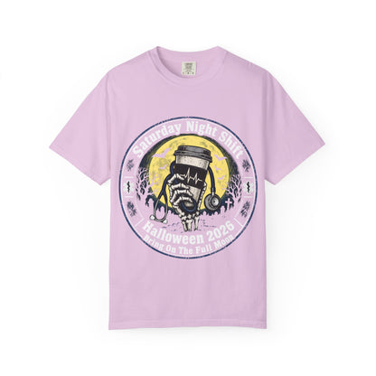 Saturday Night Shift Halloween 2026 Comfort Colors Tee