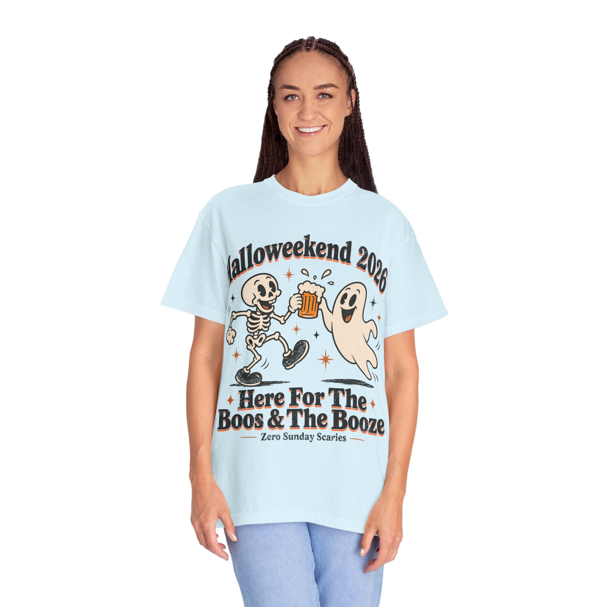 Halloweekend 2026 Boos & Booze Comfort Colors Tee