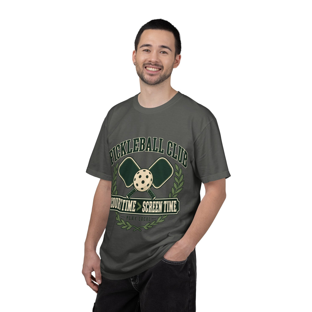 Pickleball Club Court Time Over Screen Time Comfort Colors Tee