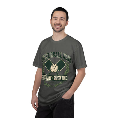 Pickleball Club Court Time Over Screen Time Comfort Colors Tee