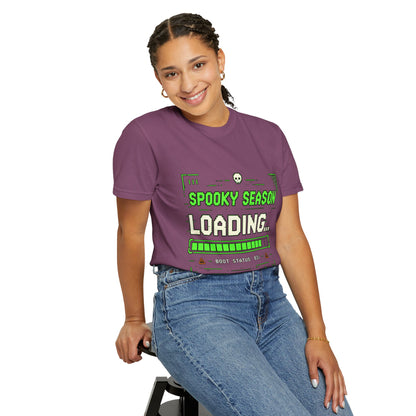 Spooky Season Loading Gamer Halloween Comfort Colors Tee
