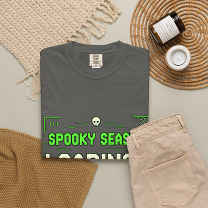 Spooky Season Loading Gamer Halloween Comfort Colors Tee
