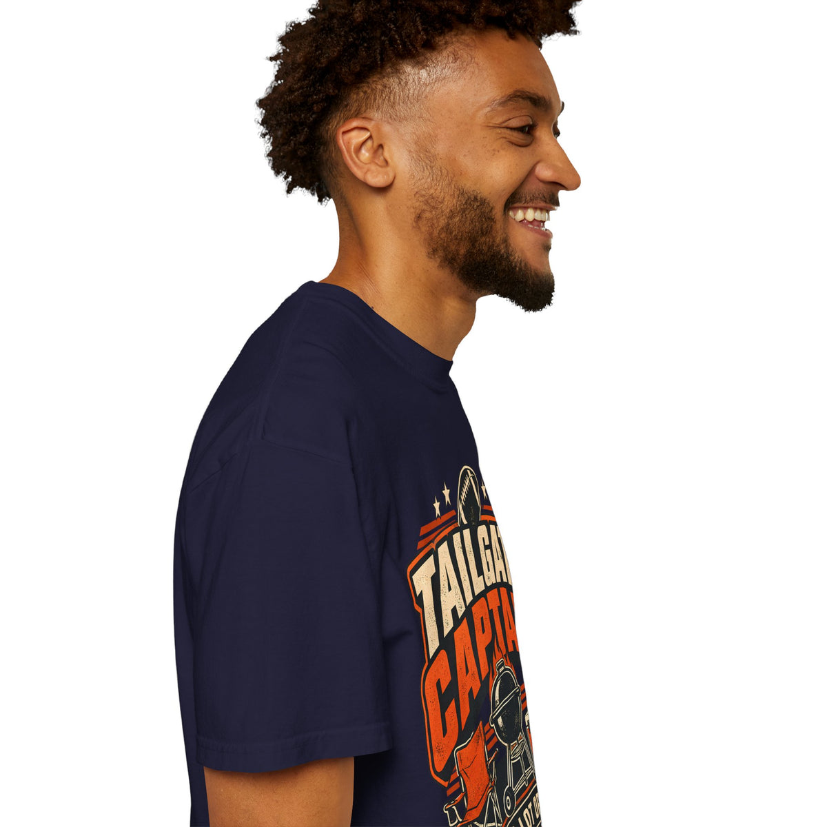 Tailgate Captain Football Game Day Comfort Colors T-Shirt