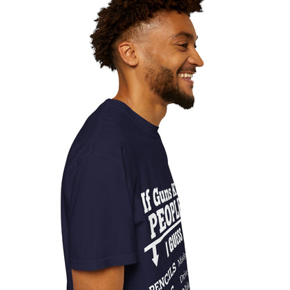 If Guns Kill People Funny Firearm Statement Comfort Colors Tee