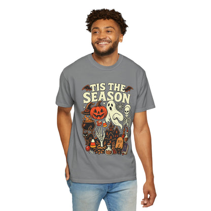 Tis the Season Spooky Halloween Comfort Colors Graphic Tee