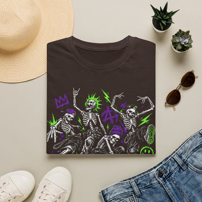 90s Skateboarding Skeleton Dance Crew T-Shirt