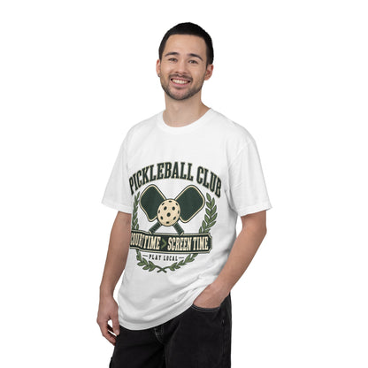 Pickleball Club Court Time Over Screen Time Comfort Colors Tee