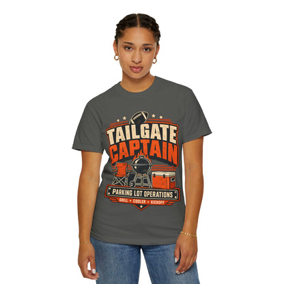 Tailgate Captain Football Game Day Comfort Colors T-Shirt