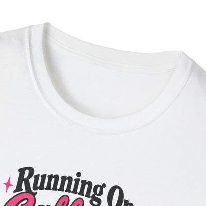 Running On Caffeine & Spooky Vibes Halloween Coffee Shirt – Gildan Softstyle 64000