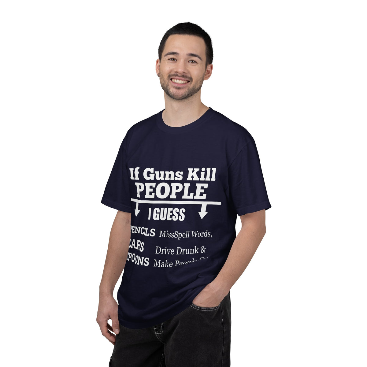 If Guns Kill People Funny Firearm Statement Comfort Colors Tee