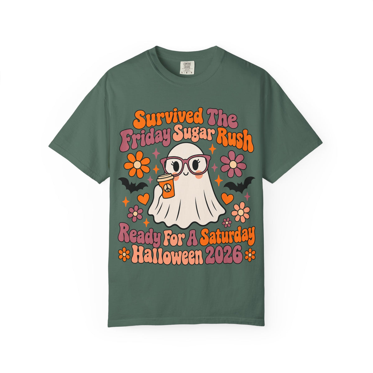 Friday Sugar Rush Halloween 2026 Comfort Colors Tee