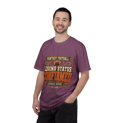 Fantasy Football Legend Status Confirmed Comfort Colors Tee