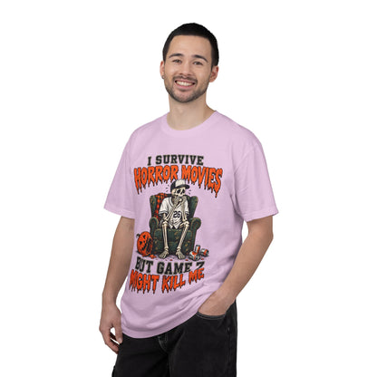 Horror Movies Game 7 Baseball Comfort Colors T-Shirt