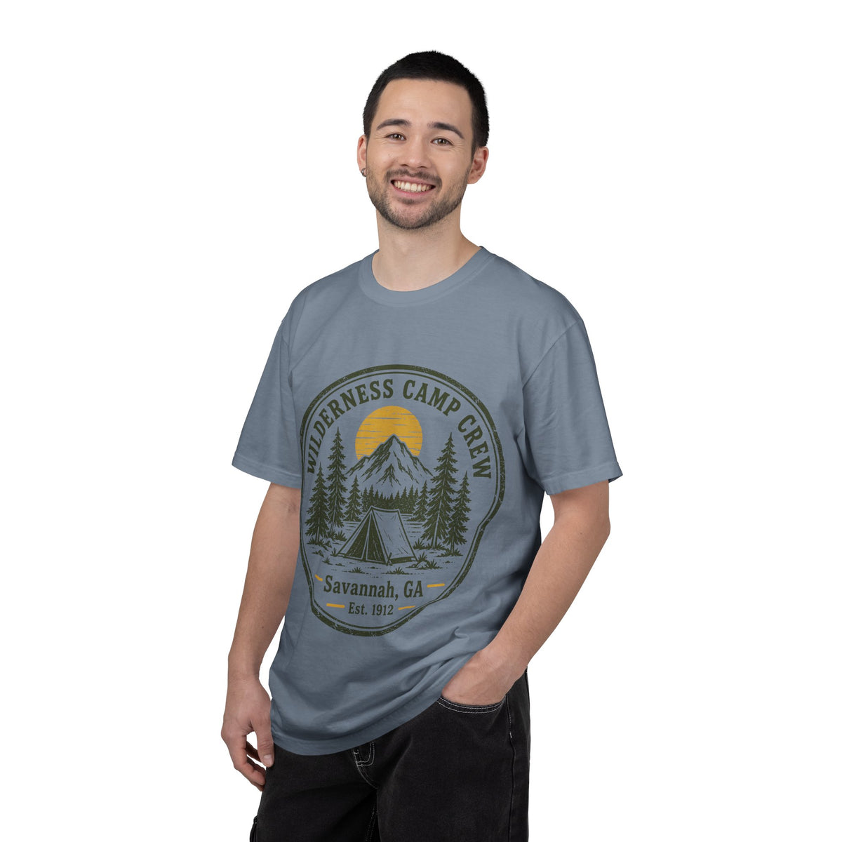 Wilderness Camp Crew Savannah GA Comfort Colors Tee
