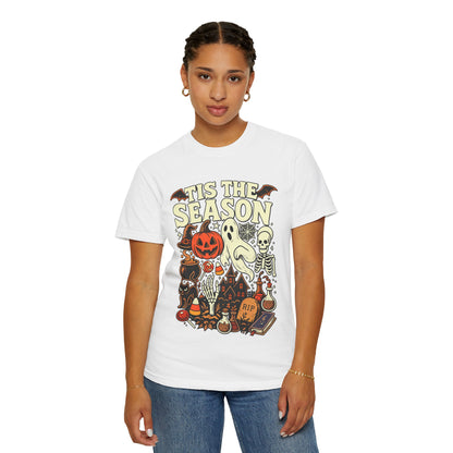 Tis the Season Spooky Halloween Comfort Colors Graphic Tee