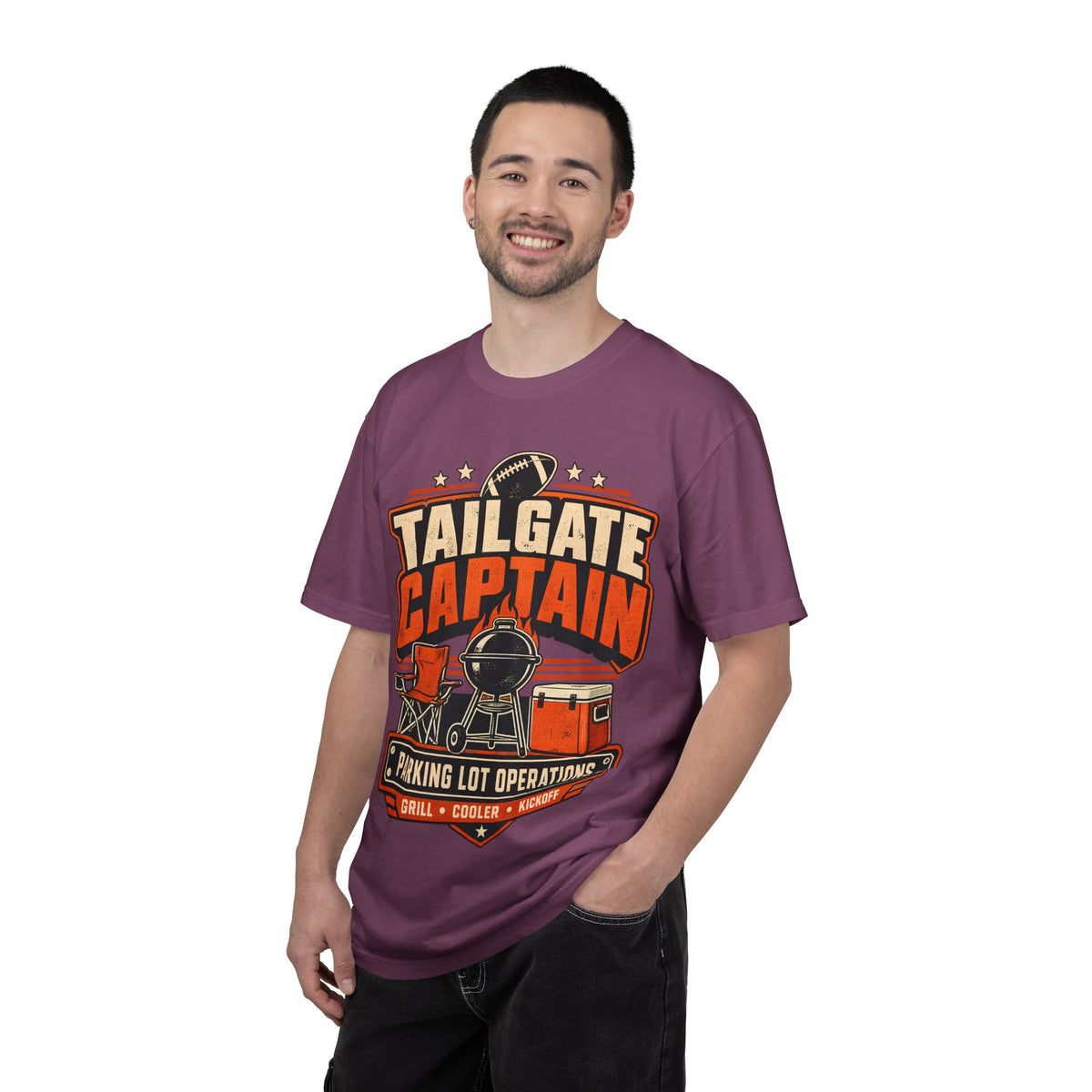 Tailgate Captain Football Game Day Comfort Colors T-Shirt