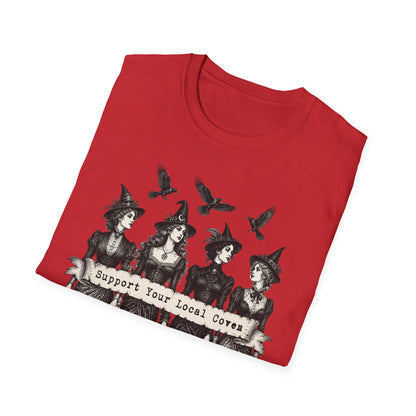 Support Your Local Coven Feminist Witch T-Shirt